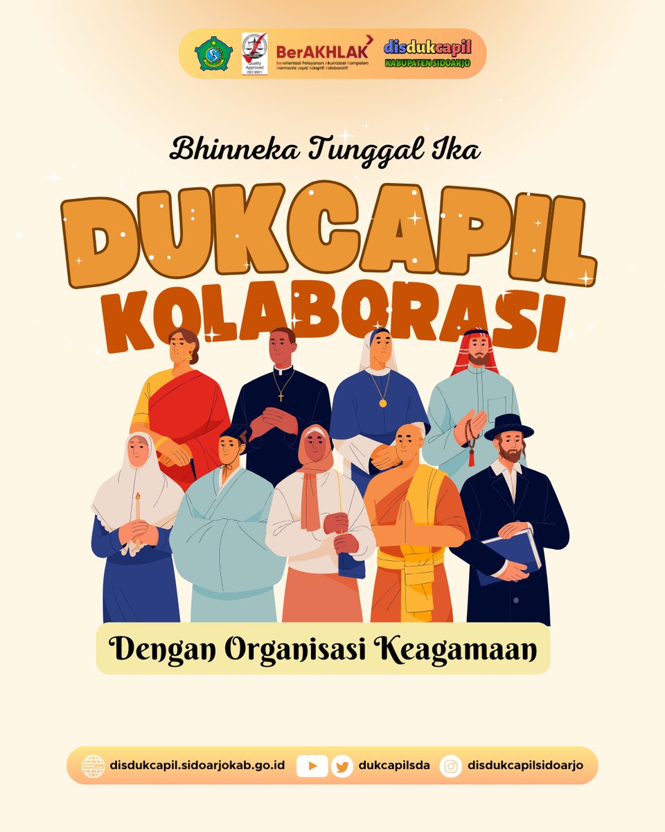 Kerja sama dengan 5 organisasi keagamaan di Sidoarjo