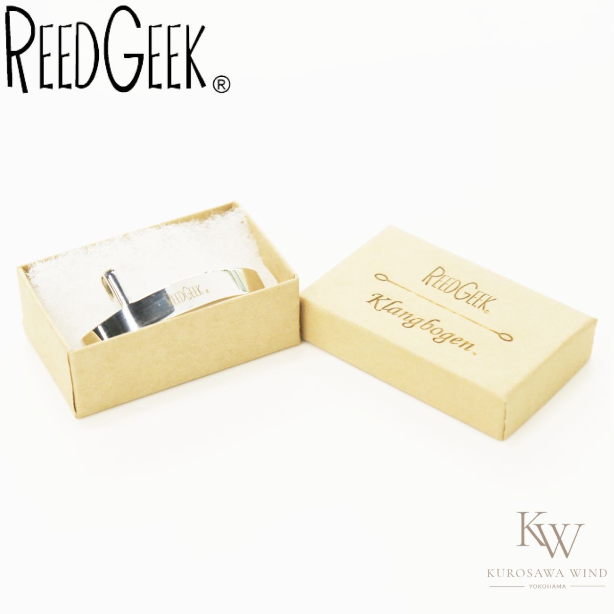kurosawawind_YH's tweet photo. 【#REEDGEEK #Klangbogen 1 Piece
"Silver Plated"】
銀メッキ仕上の #クラングボーゲン も在庫有!!
音の纏まり・遠達性を補助するサウンドアクセサリー!
▼WEB
https://t.co/v9M3qOxOXR
#リードギーク #音響アクセサリー #クロサワ #クロサワウインド横浜 https://t.co/O1QGdxAPTP