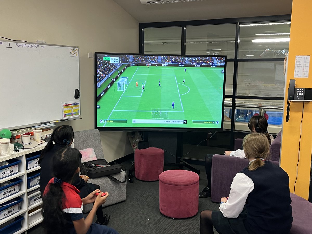 Exciting times at Pymble! Year 7 students through #eSports are kicking off their FIFA football journey, aiming to boost their team skills and communication. Watch out for our next top robot drivers and leaders on and off the field! #Teamwork #FutureLeaders #FIFA