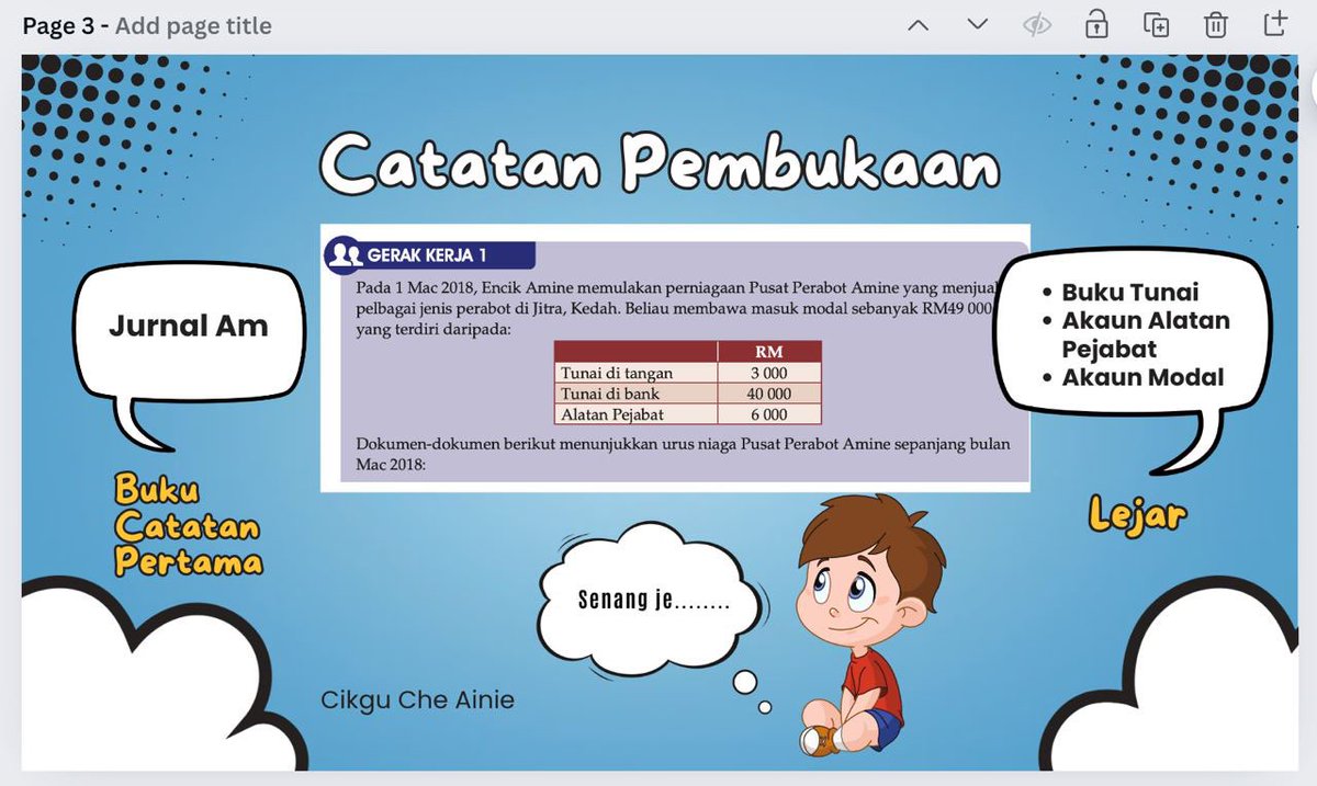 CikguChe's tweet photo. Sesungguhnya murid2 saya sangat suka bahan pdp sebegini… cerah mata depa
#modulfunlearningakaun https://t.co/YXMOqli7gc