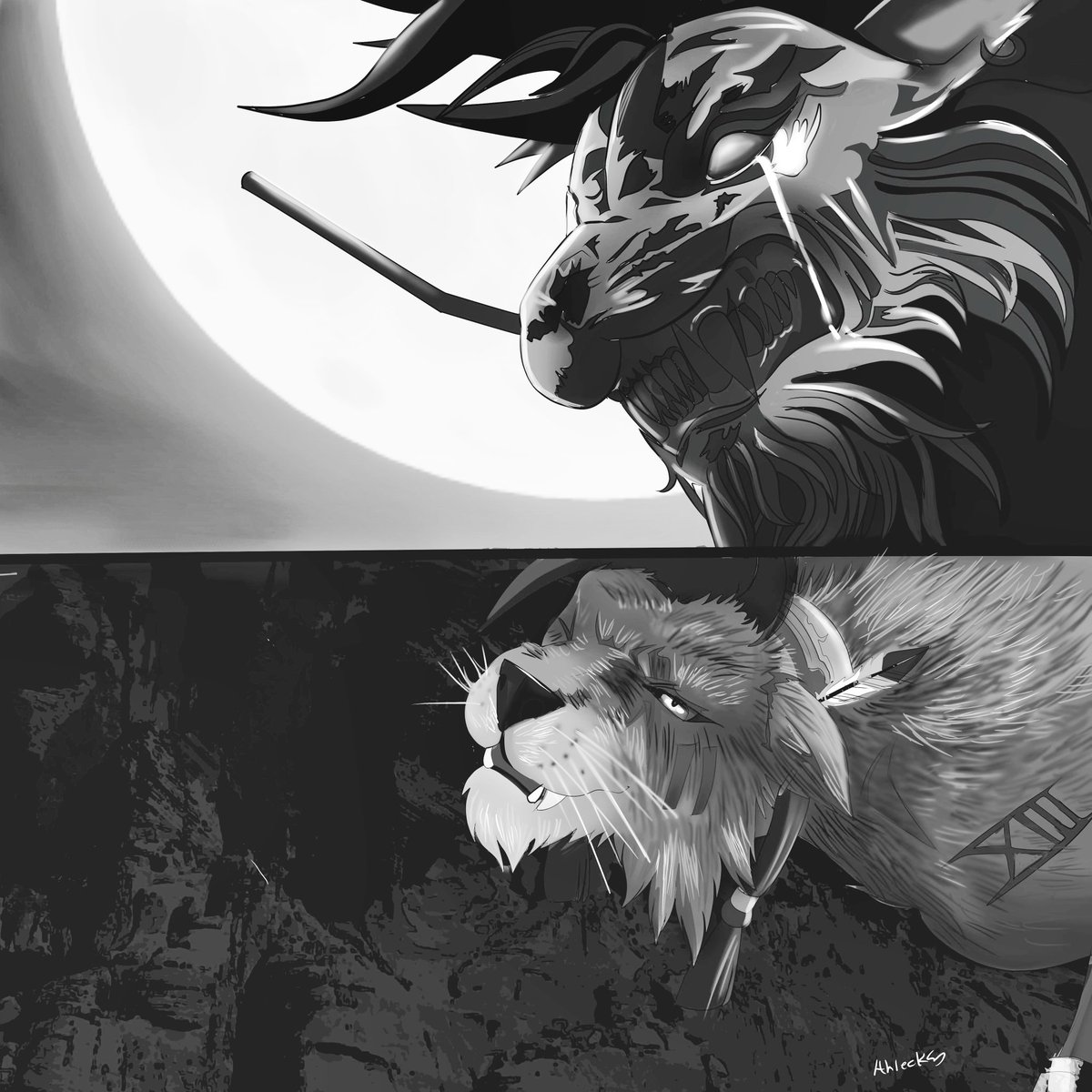 Ahleckss's tweet image. This scene absolutely broke my heart. So I had to draw it ♡

#nanaki #Red13 #finalfantasy7 #finalfantasy7rebirth