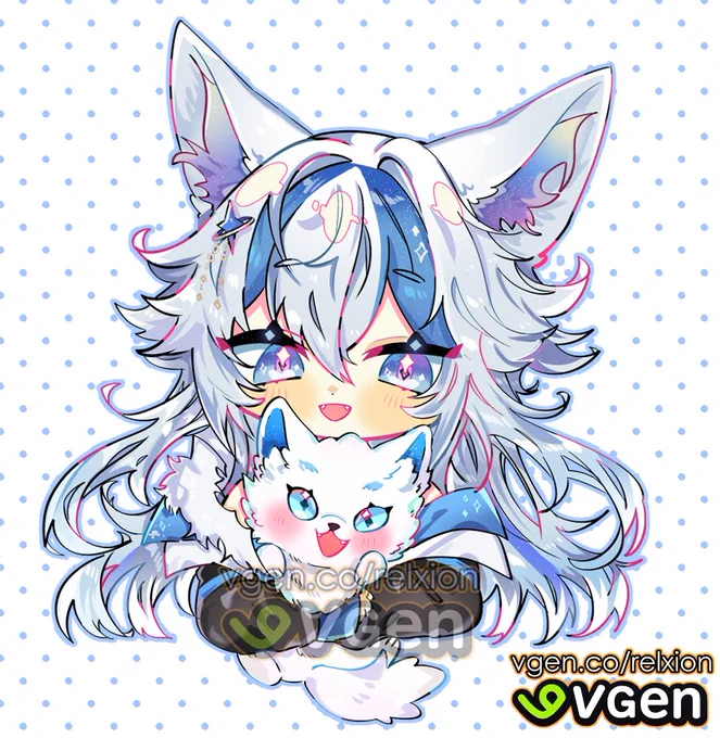 Fullbody/Halfbody Commission for celeisNoctil and oyasumay! #vgen #vgencommission #commission #commissionopen