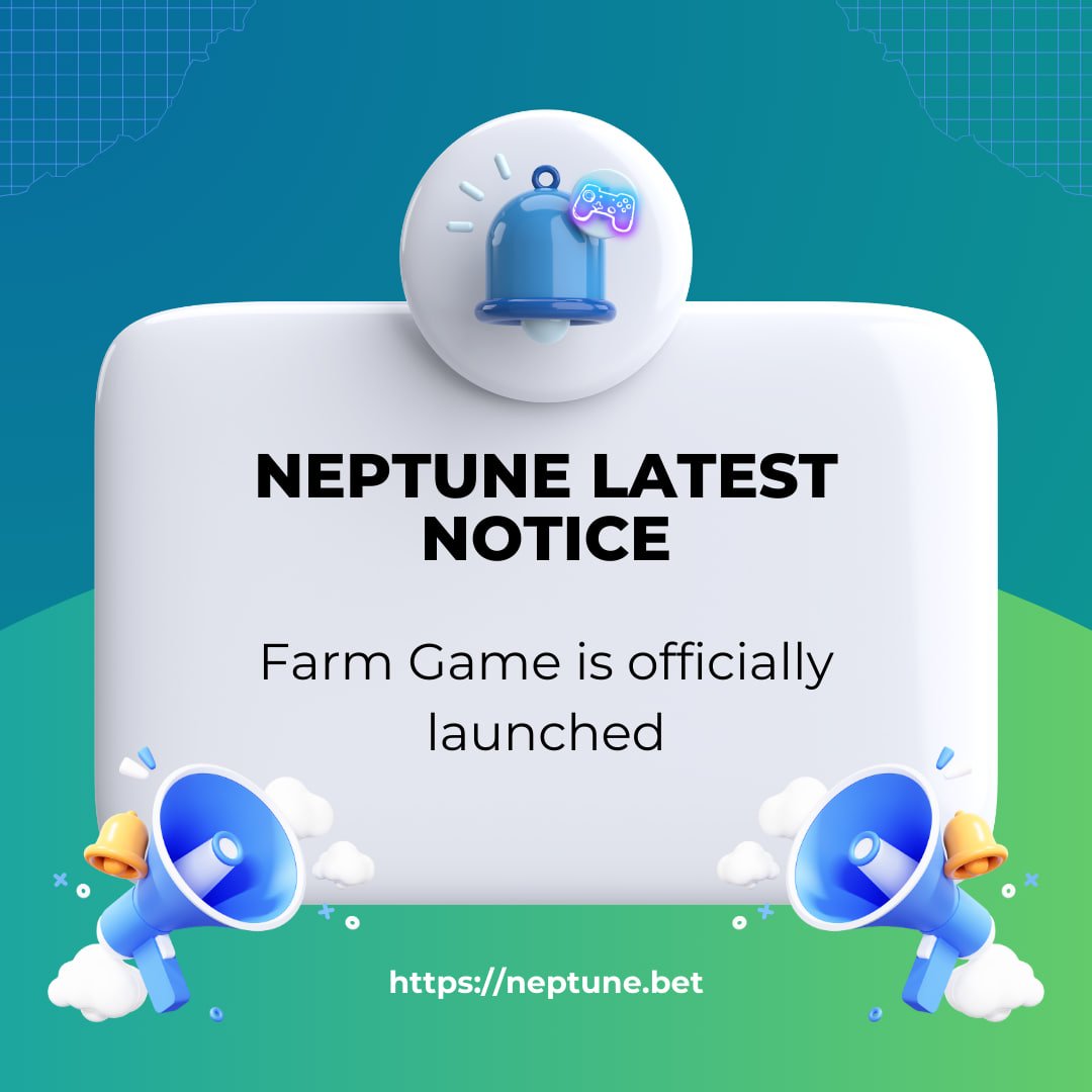 Neptune_WEB3's tweet photo. #Neptune Network Ecological Game🎮 is officially launched

⭐️Witness a historic milestone together! Neptune Network Ecological Game is officially open, and the harvest season has arrived

⭐️Neptune Network is always here! We promise that DEFI transactions will always exist and complement the ecological game to jointly promote the value of NT coins

⭐️Neptune Network will continue to update and will bring you more unlimited possibilities! New crops, new gameplay, new challenges, so that you will never feel bored

⭐️Join the Neptune Network Ecological Farm Game now and start your journey to wealth

⏩Click the official website to update version 2.1.0: https://t.co/ffzf970ML1
⏩Game Guide: https://t.co/08PcNQxpVJ
