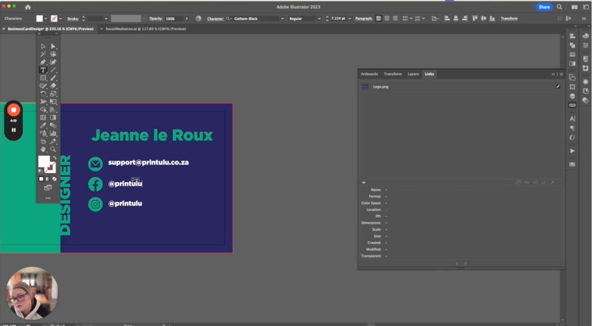 printulu's tweet image. How to design a business card in Illustrator
youtu.be/gAh4rIn8IDg
#businesscarddesign #graphicdesign #illustratortutorials
