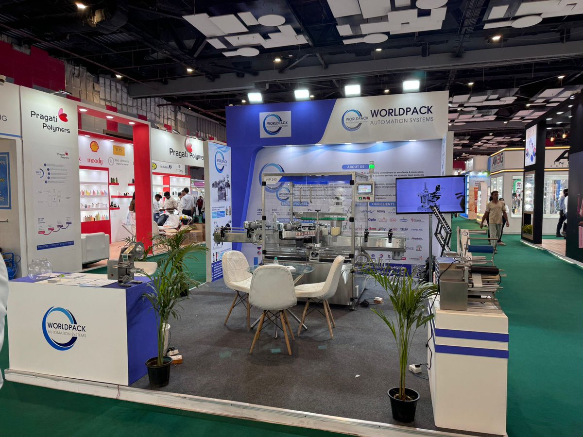 WORLDPACKSYSTEM's tweet image. 🌟 Our Stall at Cosmohome Tech Expo, Pragati Maidan, Delhi!

Join us if you&apos;re nearby; we&apos;ll be here until tomorrow.

📍 Location: Hall H5, Stall E13
📅 Date: June 26 - 27

🌐 worldpackmachines.com  
📧 contact@worldpackmachines.com  

#cosmohometech #expo #cosmetics #labeling