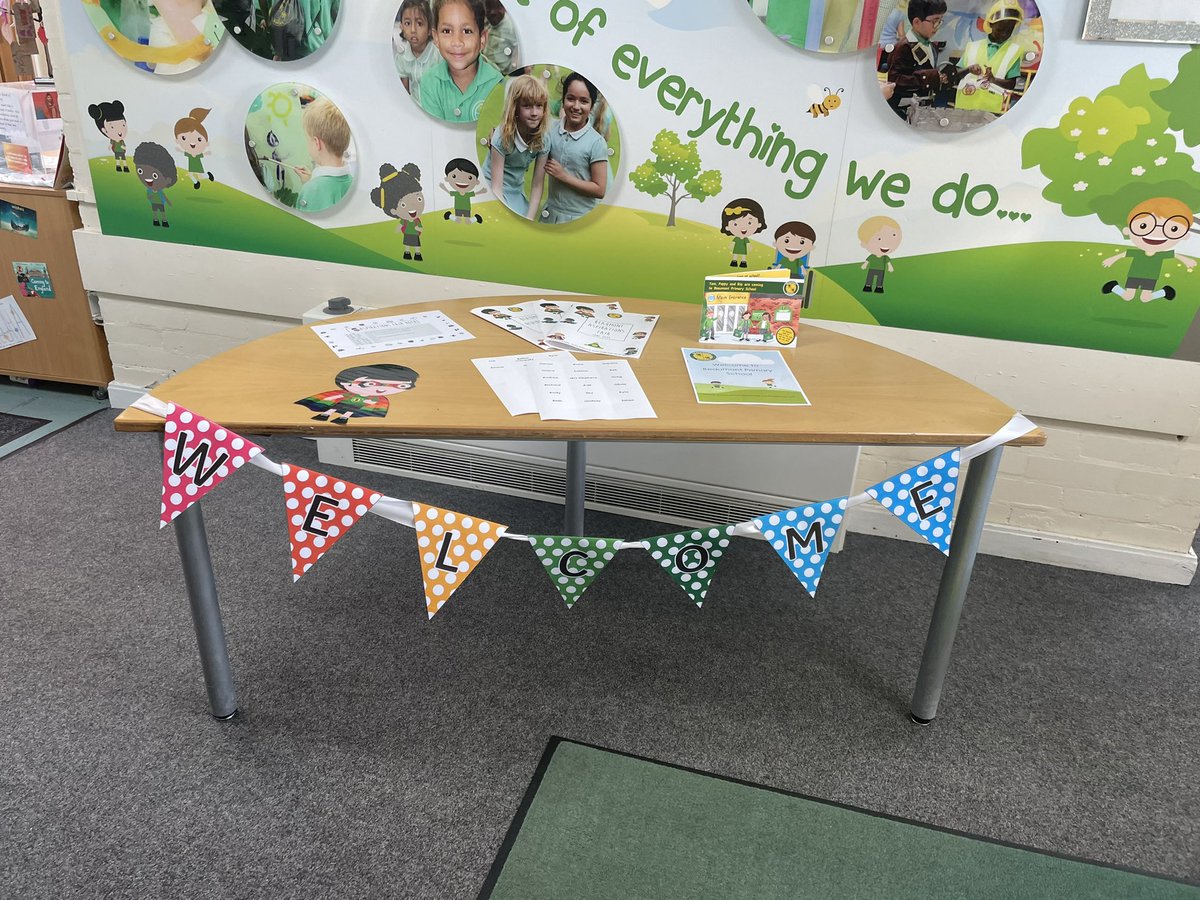 How exciting does this welcome table look. We are taking part in a careers fair this morning. Keep checking back to see what we get up to.