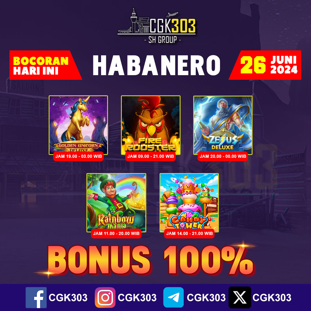 CGK303's tweet photo. Pola Slot Gacor Hari Ini 26 Juni 2024!
Check Polanya Hanya di CGK303

Bergabung sekarang dan rasakan kemenangan bersama CGK303

Join Now https://t.co/N1aYSfhEJF

#cgk303 #slotgacorhariini #polagacorhariini #polaslotgacorhariini #pragmatic #pgsoft #habanero #bonus100 https://t.co/2IHWPqdQQo