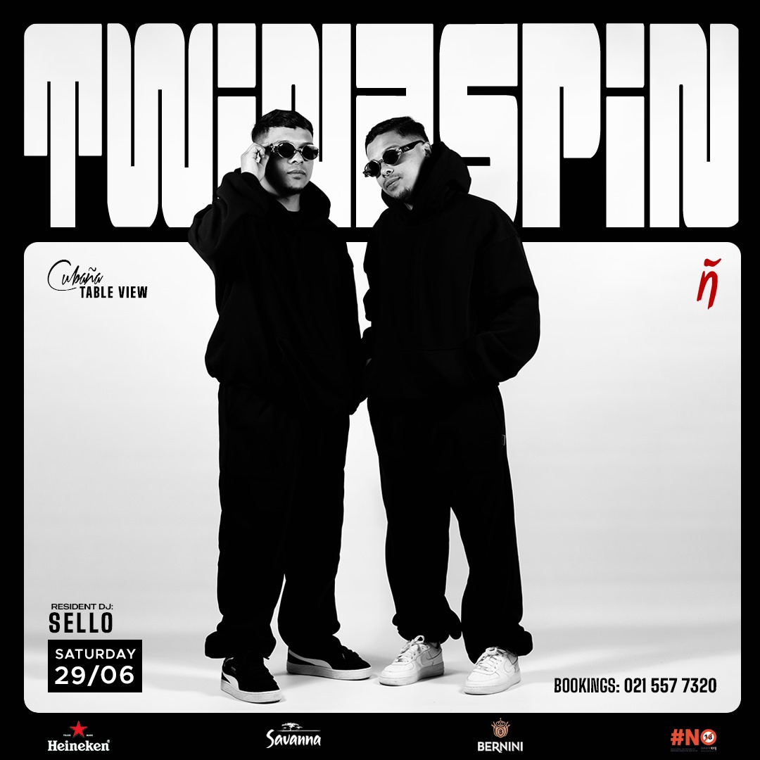 We have just made the lineup HOTTER for Saturday!! 
<a href="/TwinzSpin/">TwinzSpin</a> will be on the 1's &amp; 2's! 

#cubana #dj #Music #club #ComeSeeAndBeSeen