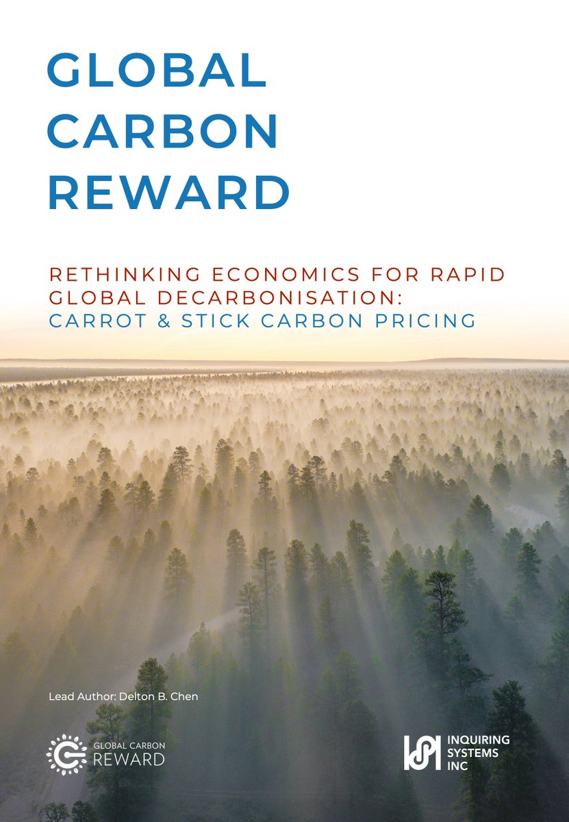 Call for Reviewers

Carrot &amp; Stick Carbon Pricing for addressing the systemic risks associated with the carbon cycle.

We are looking for individuals and organisations to comment on the policy paper before we make it publicly available.

globalcarbonreward.org/2024-climate-s…