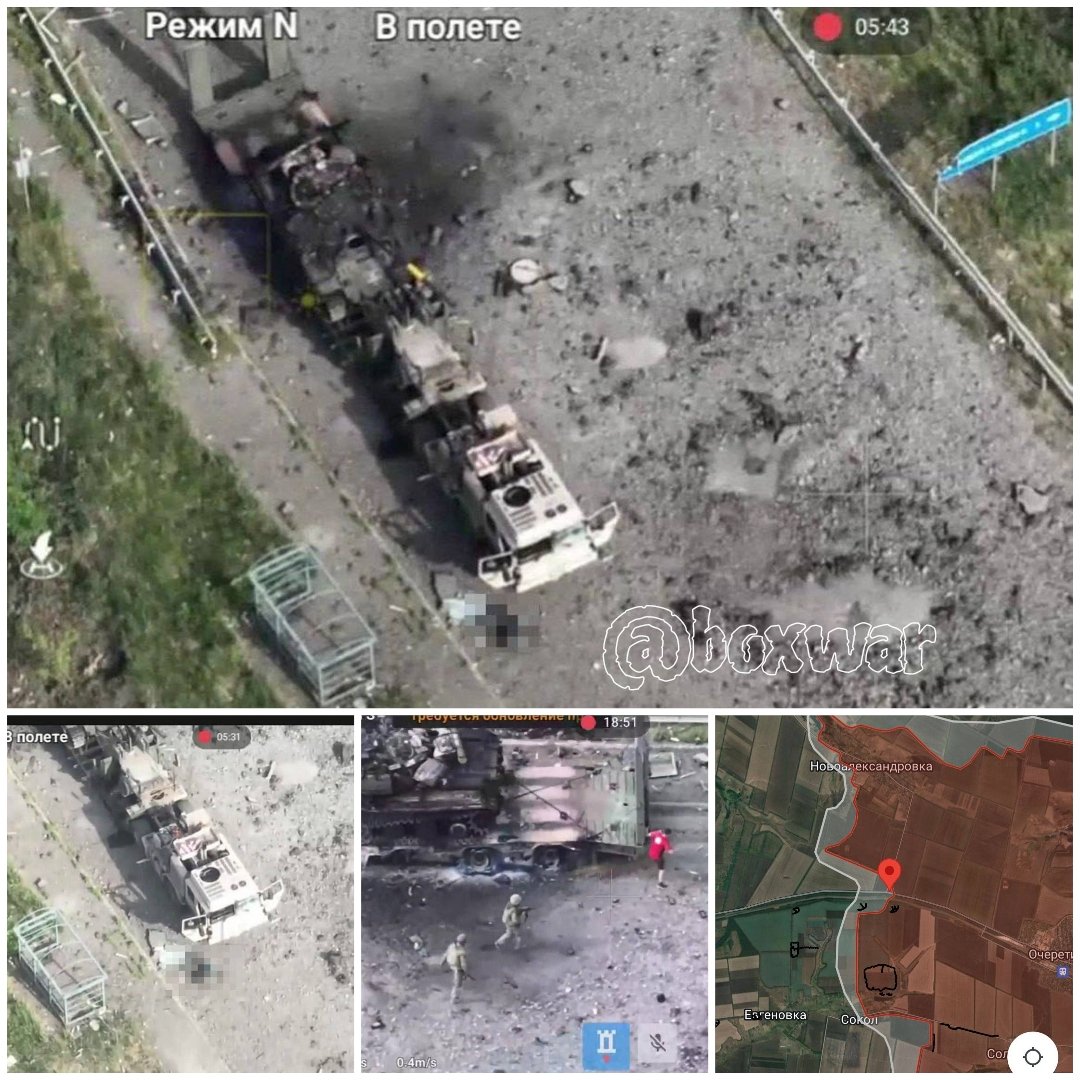 UkraineWarVid's tweet image. 🇷🇺🇺🇦 The Ukrainians were transporting a tank of the Armed Forces of #Ukraine either for repair or elsewhere, but they trusted the navigator too much,who led them to #Russian positions in the direction of #Avdeevka, where our guys destroyed the tank and then captured the driver.💥