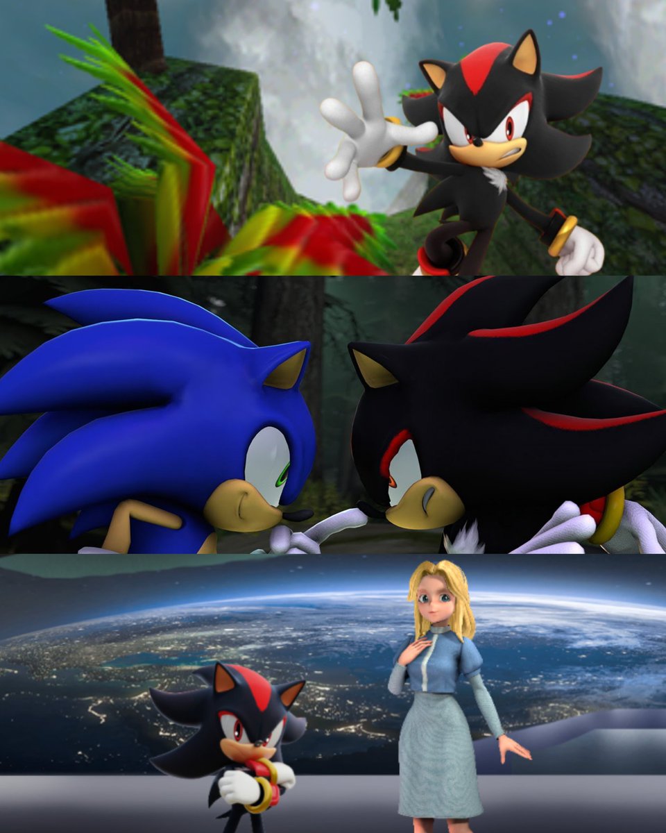 BraSonic15's tweet photo. Sonic adventure 2 Rewrite part 6

Shadow had a deep going on his mind, thinking about Rouge was like how Maria was in the same situation until he immediately started to care about people's safe such as Rouge for how much he cares about her, he only just admitted that on one point https://t.co/sVSlFQEWPV