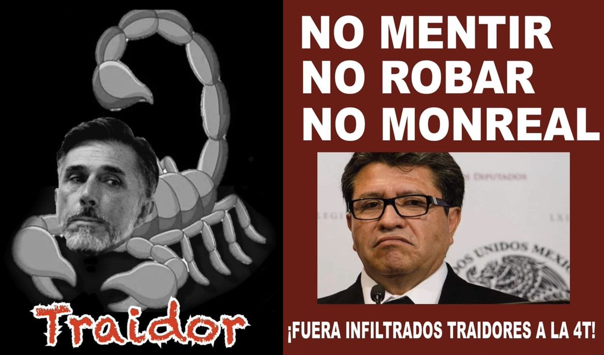 MONALI4T's tweet photo. Sergio Mayer y Ricardo Monreal fuera de Morena 🤮🤬
Presidenta electa, Doctora Claudia Sheinbaum, Mario Delgado y Citlalli Hernández por favor hagan algo, el tigre esta descontento con estos dos traidores a la causa del presidente López Obrador y el 2do. piso de la 4T🇲🇽. ⭕️en X https://t.co/8snaN5Ub2n