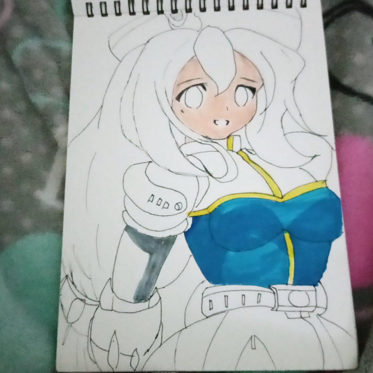 Gittyart's tweet photo. Pueees aquí estamos.. Logre terminarlo y créanme hice lo que pude pero tal vez mi mejore un poco.. O tal vez lo empeore ay no se XD.
Espero les guste y muchas gracias por sus comentarios de apoyo son lo mejor ❤️
#rockmanxdive #airise #draw #drawing #iris #megamanx4 #mmx4 #si:D https://t.co/UkNmDg56fD