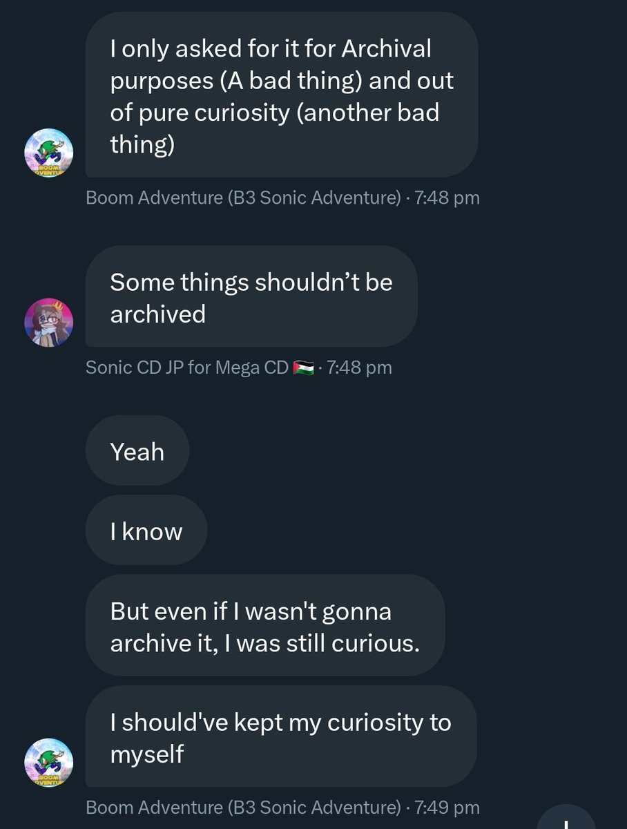 Sonic Adventure 2 (THE NOISE UPDATE) (D-sides)🇵🇸 tweet media