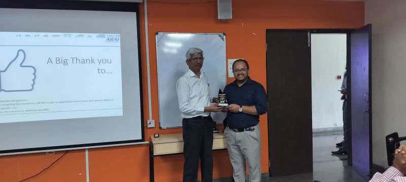 Shalaka_CD's tweet photo. On 20/06/2024, @HrishikeshComet enlightened us at ARAI, Pune on "Embedded Systems for Automotive Applications", covering the evolution of automotive electronics to the future of smart mobility. Thanks @araiindia #EmbeddedSystems #FutureofMobility #ARAIacademy https://t.co/w51CVS9neZ