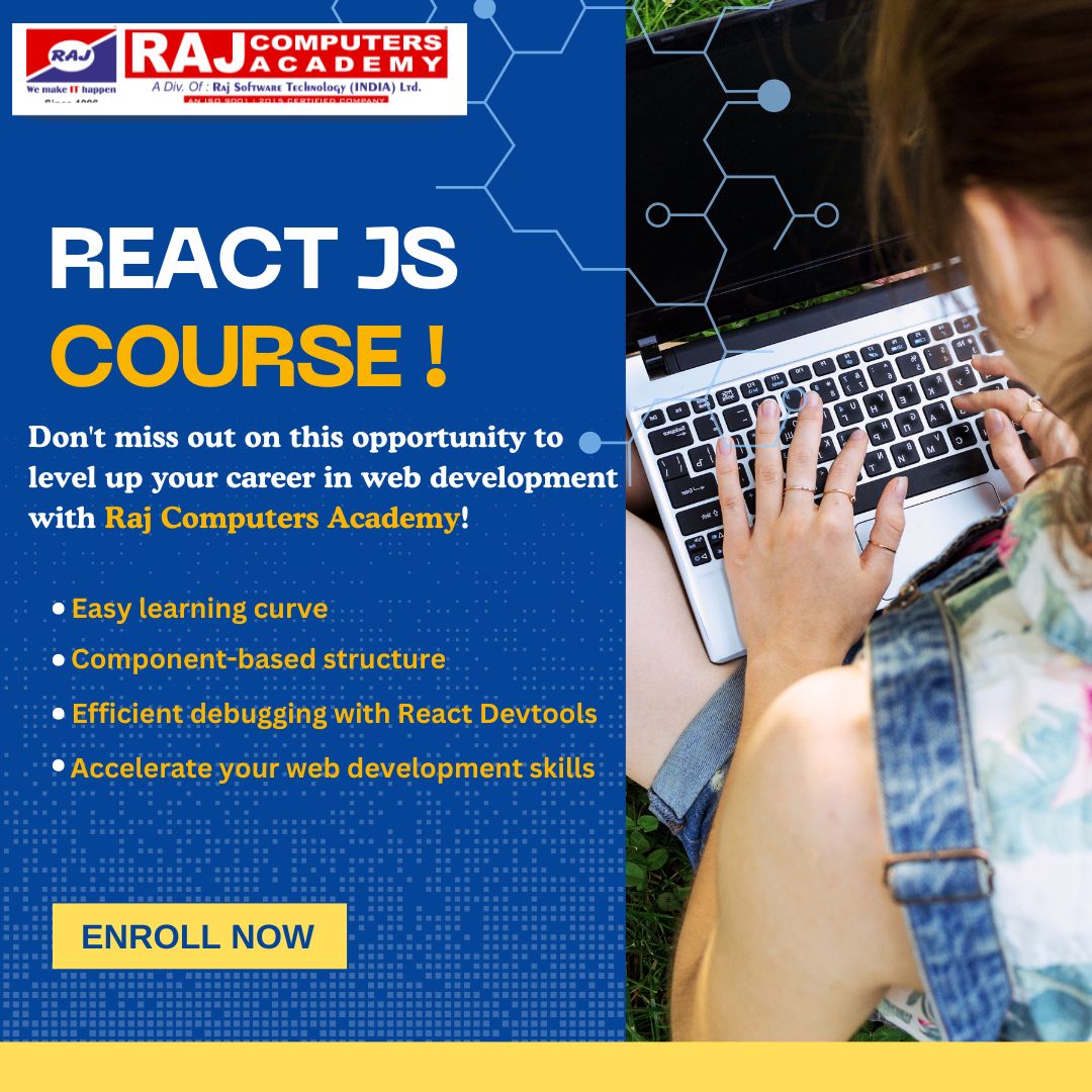 rstilindia's tweet image. With our comprehensive curriculum and expert instructors, you'll be well on your way to becoming a React developer. Enroll now and start your journey to web development success!
#react #webdev #programmingcourse #webdevelopment #code #RajComputersAcademy #AITools #html #java