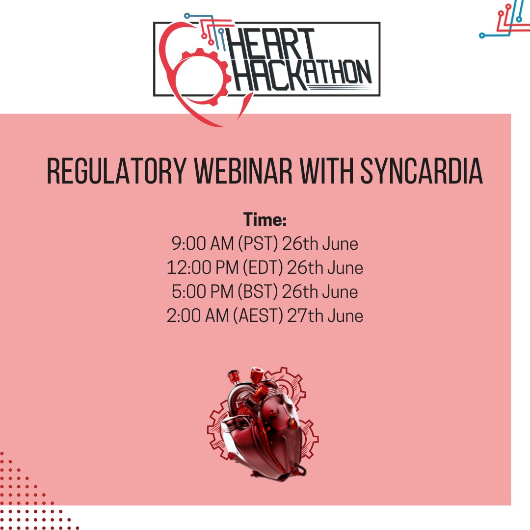 The Regulatory Webinar is soon, double check the time zones below!
