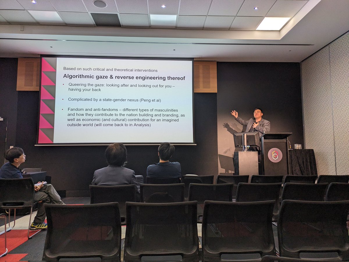 Critical, eloquent and theoretically brave and rigorous. It was a pleasure to attend <a href="/TroyZChen/">Zhen Troy Chen</a> 's talk in #ica24 on erotic entrepreneurs in China and reversing the algorithmic gaze.