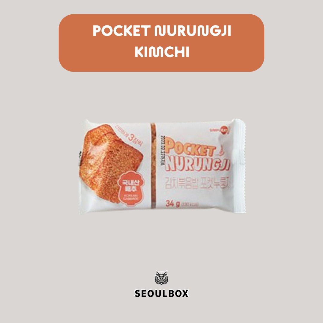Get a taste of tradition with Pocket Nurungji Kimchi! Perfectly crispy and deliciously spicy, it's a Korean snack you won't want to miss.

Order yours now: myseoulbox.com/pages/seoulbox…

#Koreansnacks #Koreanfood #kpopsnacks #Koreafoodie #unboxyourseoul #seoulbox