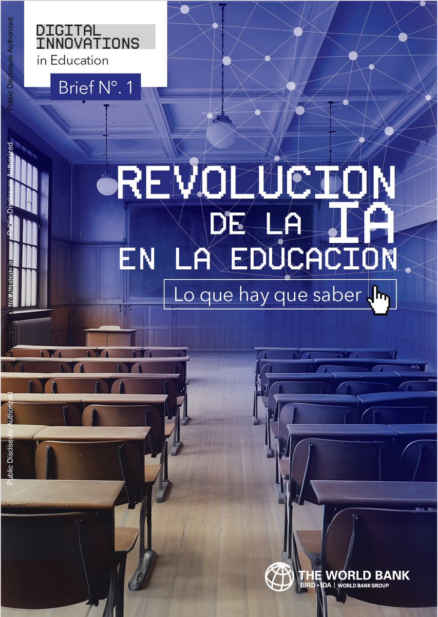 Carlos Magro (@c_magro) on Twitter photo "Es esencial que abordemos la integración de la #IA con una mirada crítica y un optimismo cauteloso, aprendiendo de los errores del pasado"
Publicación de <a href="/cristobalcobo/">Cristobal Cobo</a> @EZE_TEACH <a href="/pinedajanne/">Jasmine Pineda</a> y Helena Rovner (2024) para <a href="/WBG_Education/">World Bank Education</a>
documents1.worldbank.org/curated/en/099… (pdf) "Es esencial que abordemos la integración de la #IA con una mirada crítica y un optimismo cauteloso, aprendiendo de los errores del pasado"
Publicación de <a href="/cristobalcobo/">Cristobal Cobo</a> @EZE_TEACH <a href="/pinedajanne/">Jasmine Pineda</a> y Helena Rovner (2024) para <a href="/WBG_Education/">World Bank Education</a>
documents1.worldbank.org/curated/en/099… (pdf)