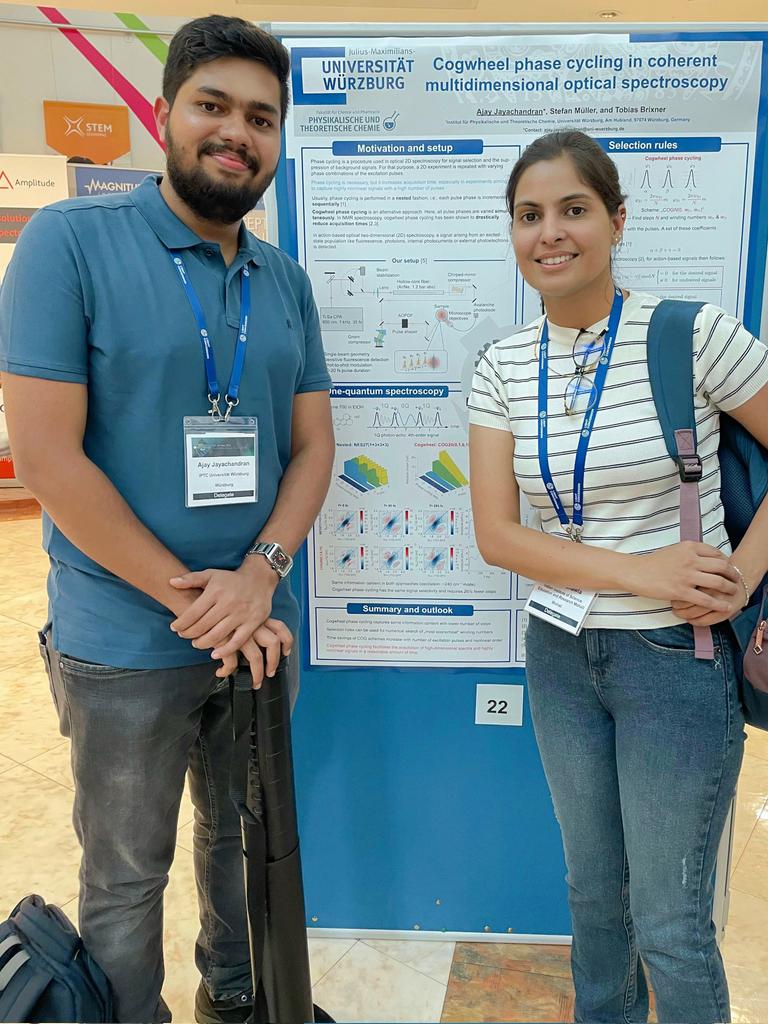 Arijit K De (@arijitb4u) on Twitter photo How rapidly dephasing coherences can be tracked by 2D electronic spectroscopy? <a href="/sakshi_chawla_/">Sakshi Chawla</a> presenting our approach <a href="/cmds_online/">CMDS2024</a>. She'll also visit labs <a href="/imperialcollege/">Imperial College London</a> & <a href="/Cambridge_Uni/">Cambridge University</a> and present her work, thanks to <a href="/serbonline/">SERB</a> for funding her!
<a href="/DCS_IISERMOHALI/">Department of Chemical Sciences IISER Mohali</a> <a href="/IiserMohali/">IISER Mohali</a> How rapidly dephasing coherences can be tracked by 2D electronic spectroscopy? <a href="/sakshi_chawla_/">Sakshi Chawla</a> presenting our approach <a href="/cmds_online/">CMDS2024</a>. She'll also visit labs <a href="/imperialcollege/">Imperial College London</a> & <a href="/Cambridge_Uni/">Cambridge University</a> and present her work, thanks to <a href="/serbonline/">SERB</a> for funding her!
<a href="/DCS_IISERMOHALI/">Department of Chemical Sciences IISER Mohali</a> <a href="/IiserMohali/">IISER Mohali</a>
