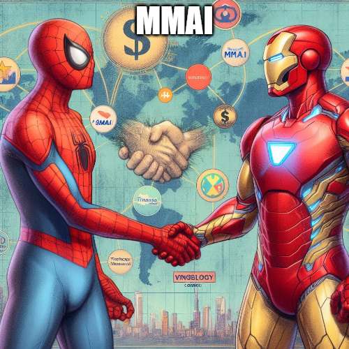 🕸️🤝 What potential partnerships or collaborations could enhance the $MMAI ecosystem and expand its reach? Imagine alliances that supercharge innovation and extend influence across industries! 🚀🌐✨