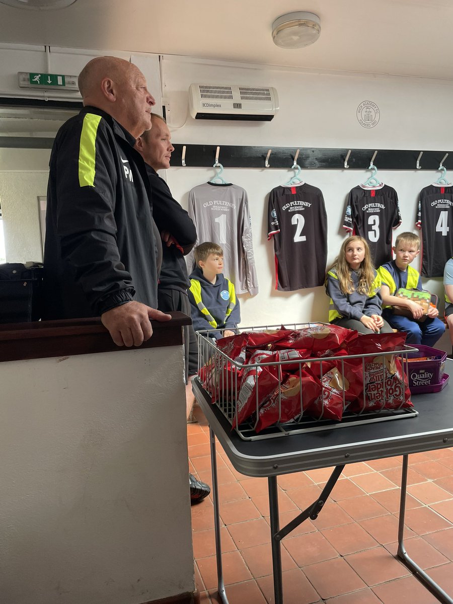 BowerSchool's tweet photo. School trip! @WickAcademyFC we were delighted to meet Pat Miller, Chairman and top striker Richard Macadie. The pupils loved the tour and kick about. The afternoon was completed with a gift of a signed football ⚽️ https://t.co/RSkjdcrtw0