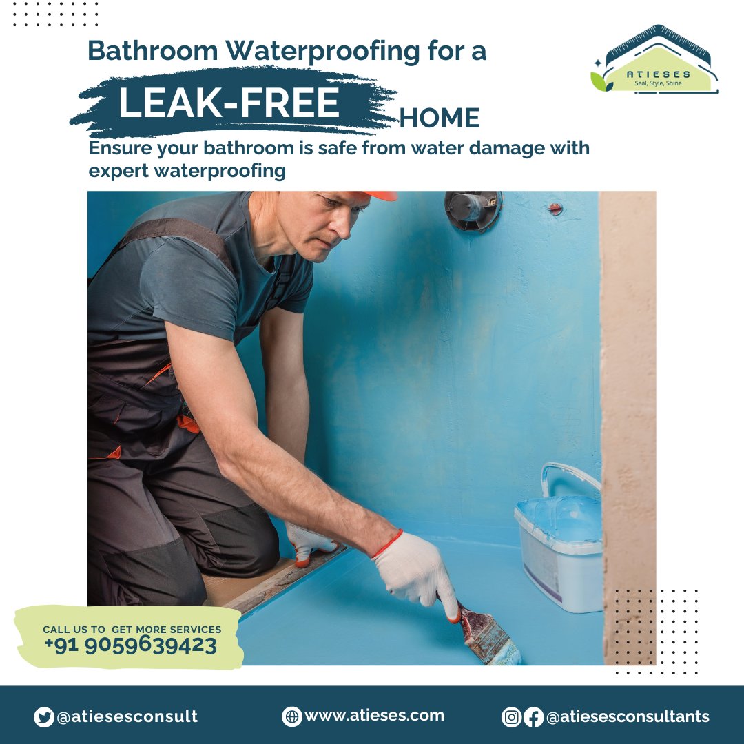 Archana Karra (@atiesesconsult) on Twitter photo Ensure a Leak-Free Home with Atieses Waterproofing Solutions!
Say goodbye to bathroom leaks with Atieses!
#Atieses, #Waterproofing, #LeakFreeLiving, #HomeImprovement, #BathroomWaterproofing,
โ
Email: info@atieses.com
โ
Visit: atieses.com Ensure a Leak-Free Home with Atieses Waterproofing Solutions!
Say goodbye to bathroom leaks with Atieses!
#Atieses, #Waterproofing, #LeakFreeLiving, #HomeImprovement, #BathroomWaterproofing,
โ
Email: info@atieses.com
โ
Visit: atieses.com