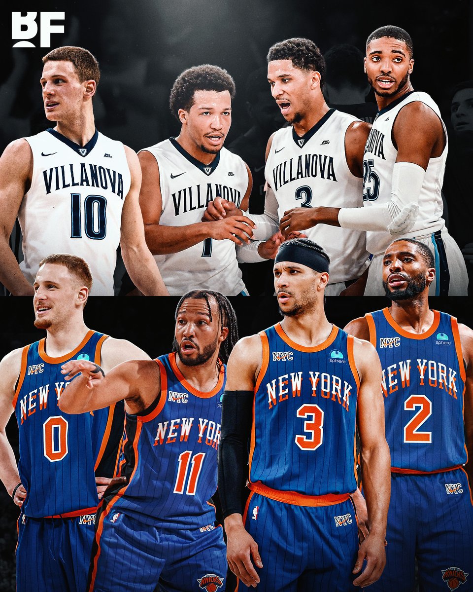 bballforever_'s tweet photo. The Villanova Boys back together at the New York Knicks 😮‍💨 https://t.co/RuZkJbAWyn