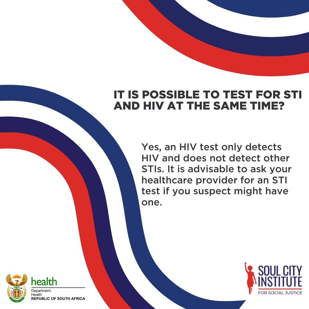 SoulCity_SA's tweet image. Regular testing is important for your health and peace of mind. Visit your nearest clinic today. #FollowerQuestion