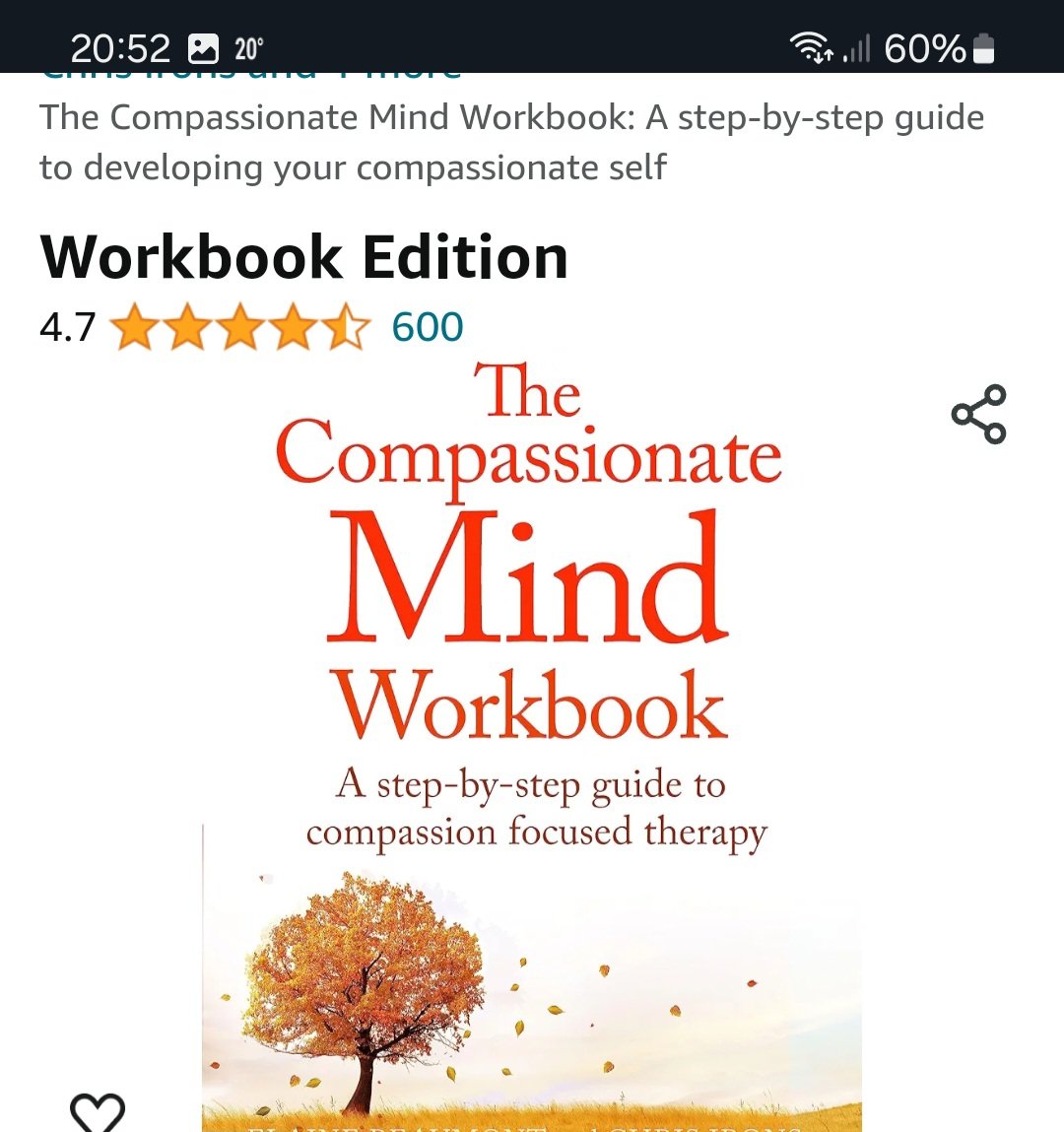 Brilliant to see our book reach 600 great reviews...it's been translated into Japanese and German and soon to be released in Italy and Greece #compassion #CFT #CMT