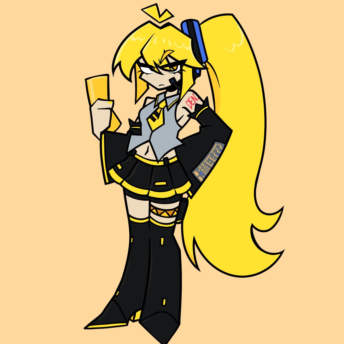 The yellow one not in mesmerizer (neru!!!)