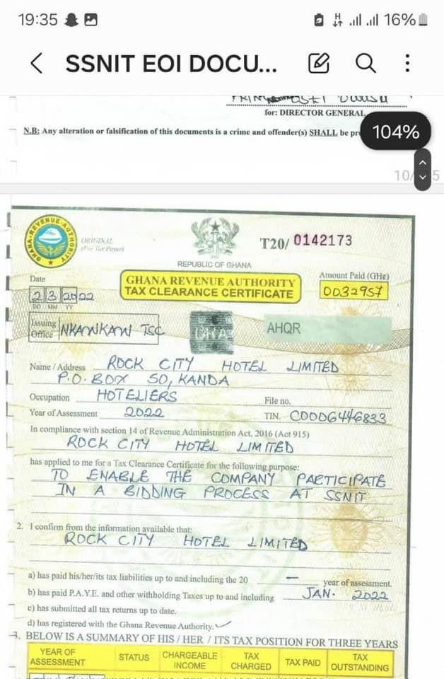 AND ABLAKWA HAS BEEN CAUGHT LYING ONCE AGAIN AGAINST BRYAN ACHEAMPONG'S ROCK CITY

The chronic liar, Samuel Okudzeto Ablakwa, has been caught pants down once again for spewing complete falsehood against Rock City. 

The NDC MP stated that per information available to him, Rock