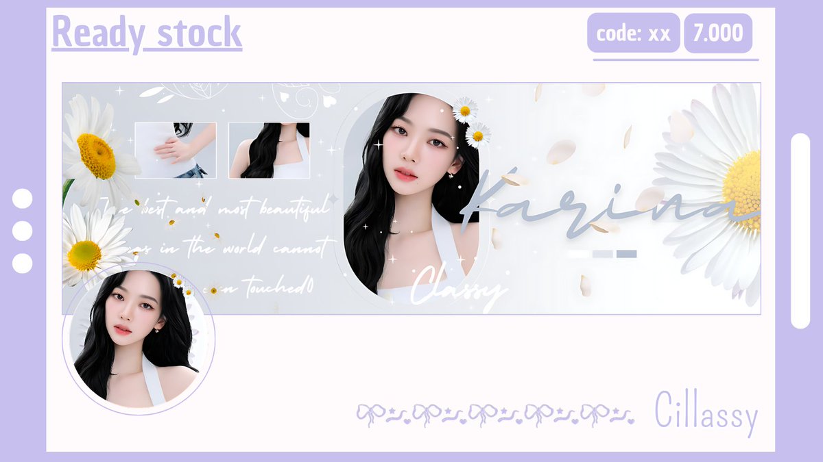 Help RT yaaa, terimakasihhh ❤ 

Holaaa cici ada layout karina dibawah inii yaa 7k ajaa looh, mari jajaaan ❤
Free retext jugaa
#zonauang