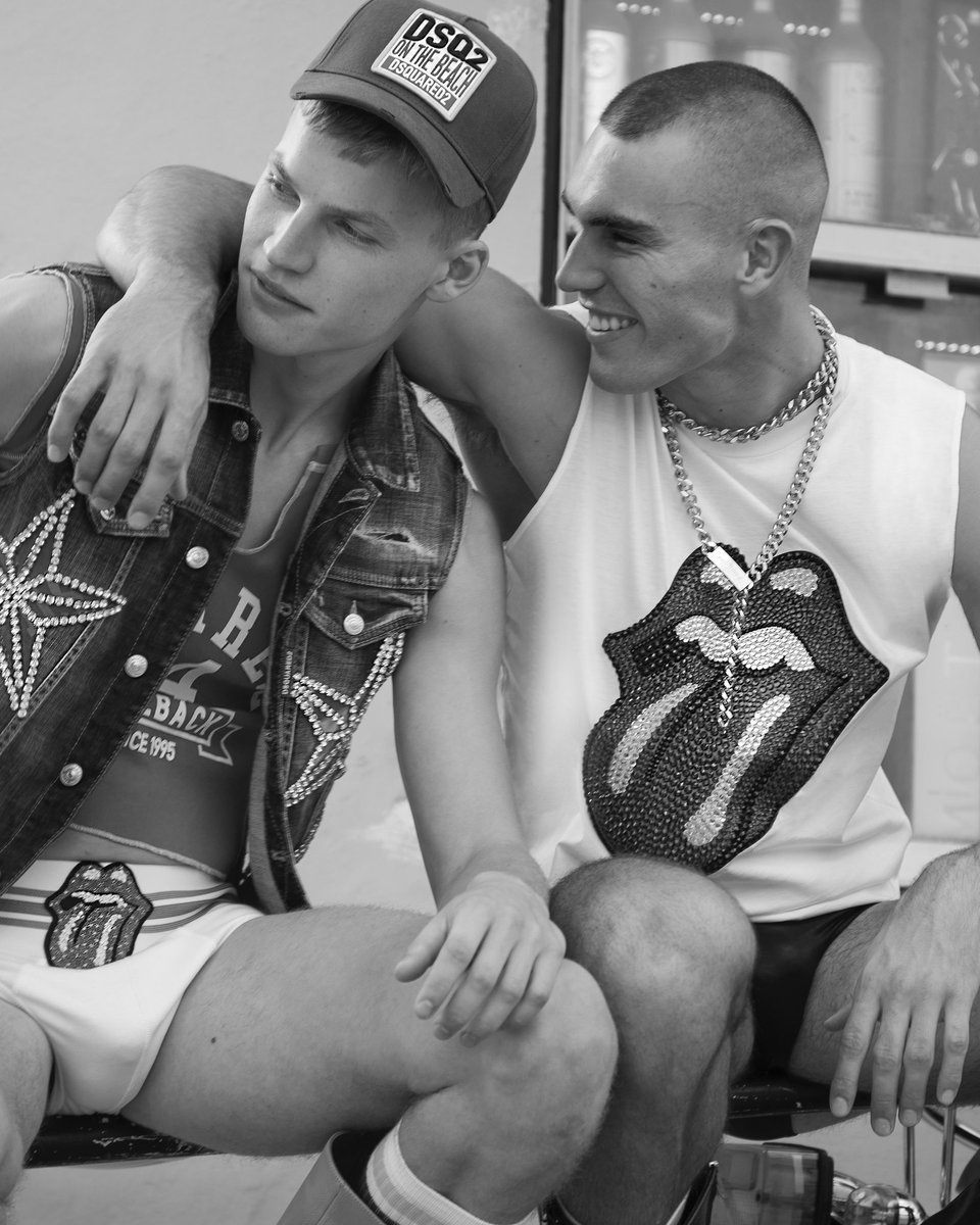 Dsquared2's tweet photo. #D2BEACHWEAR for the streets 🚥
Presenting the fifth and final episode of the D2 Beachwear SS24 campaign.
Shot by #MilanVukmirovic
Models #JoshMcGregor #TimoPan #MichaelOdette
#DSQUARED2 https://t.co/JEDngjX3dM