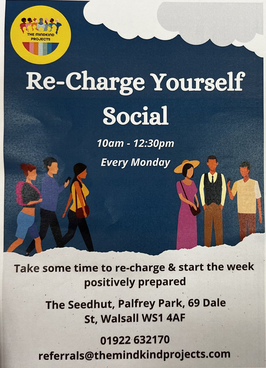 iMatterWalsall CIC (@imatterwalsall) on Twitter photo “Who’s raising my child?”
Open, friendly and non judgmental conversations in collaboration with <a href="/themindkindpro/">The MindKind Projects</a>
Come and join us for a walk, cuppa, play the iMatterWalsall early intervention games at Palfrey Park, The Seedhut. Every Monday from 9am-11.30am (until 15th July) “Who’s raising my child?”
Open, friendly and non judgmental conversations in collaboration with <a href="/themindkindpro/">The MindKind Projects</a>
Come and join us for a walk, cuppa, play the iMatterWalsall early intervention games at Palfrey Park, The Seedhut. Every Monday from 9am-11.30am (until 15th July)