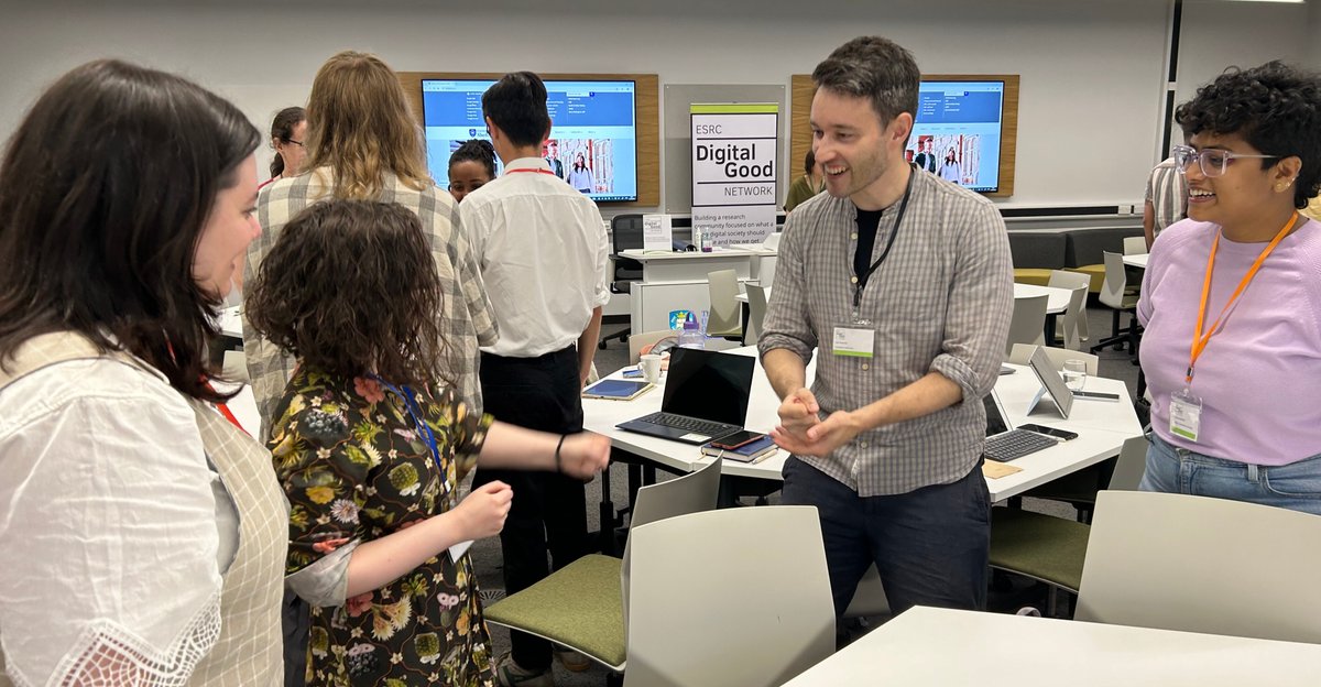 ESRC Digital Good Network (@digitalgoodnet) on Twitter photo 2/3
It may look like <a href="/KimSnooks/">Kim Snooks</a> and Dan Richards of <a href="/ImaginationLanc/">ImaginationLancaster</a> are gearing up for a fist fights, but it's just a re-run of their regular 'paper scissors stone' match... 2/3
It may look like <a href="/KimSnooks/">Kim Snooks</a> and Dan Richards of <a href="/ImaginationLanc/">ImaginationLancaster</a> are gearing up for a fist fights, but it's just a re-run of their regular 'paper scissors stone' match...