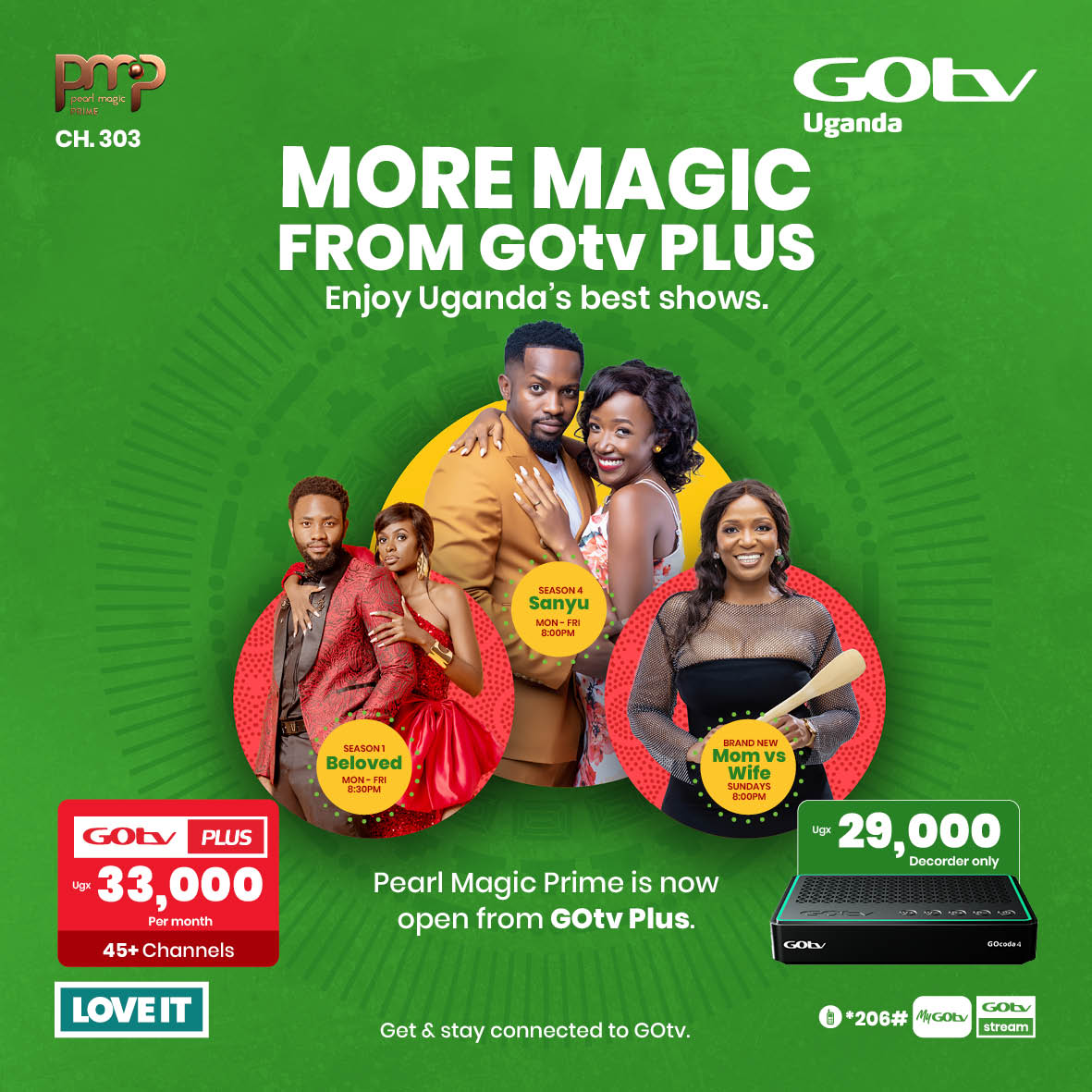 You have been granted access.

Watch all your favorite shows on PMP from as low as the GOtv Plus package.
Download MyGOtvApp apple.co/3RDFfL2 or dial *206# to stay connected. 
#GOtvStream
#PMPKuPlus