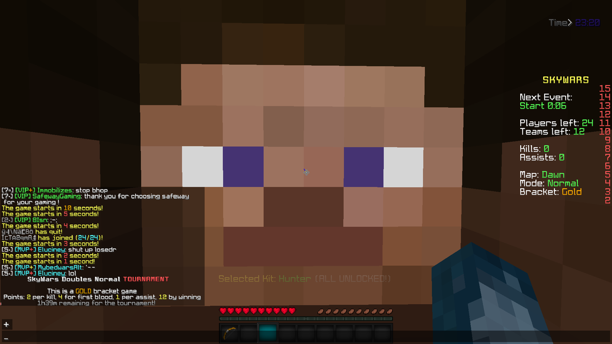 I have successfully obtained brainrot from the skywars tournament, thank you <a href="/jopigmc/">Jopig</a> and <a href="/Safeway/">Safeway</a> for making it not as miserable as it wouldve been otherwise