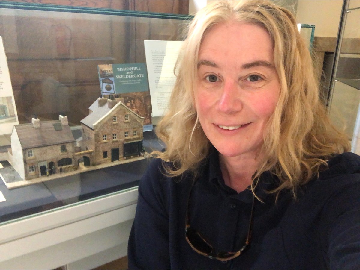 There's still time to see this amazing exhibition featuring a model of two old shops on the corner of Hampden Street, kindly loaned to us by <a href="/clemhallhistory/">ClementsHallHistoryG</a>. Here is a photograph of Stephen Coates who built the model. The exhibition will be up until the end of June.