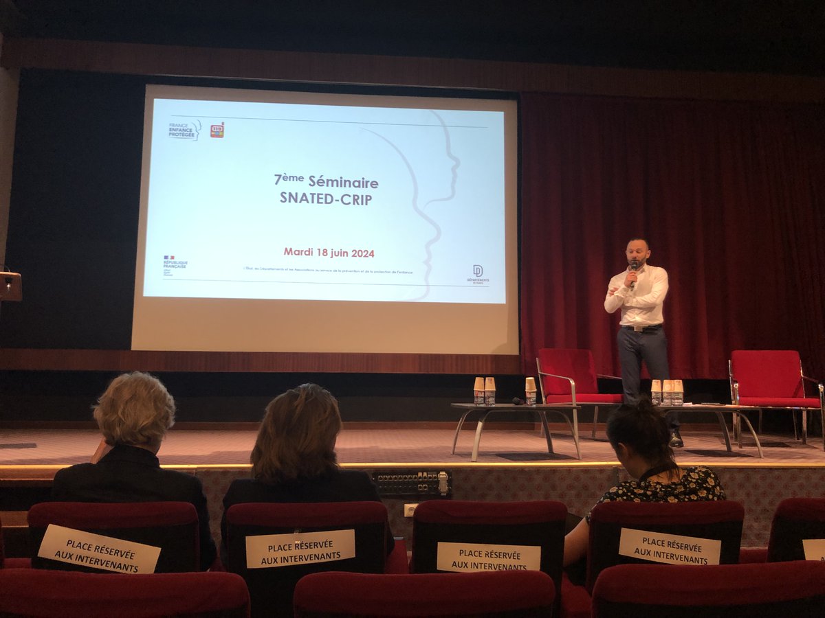 7ème séminaire SNATED-CRIP : une journée de travail et d’échanges, à laquelle Enfance Majuscule s’est rendue en tant que partenaire associatif et membre du comité technique, qui réunissait ce jour-là près de 70 départements et plus de 150 professionnels.
👉bit.ly/3RIzrjI