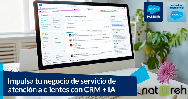 El 80% de las empresas líderes de atención al cliente utilizan #IA
Con #ServiceCRMSalesforce impulsado por #IA:
✔️Aumenta un 31% la satisfacción del cliente
✔️Reduce un 27% los costes
✔️Aumenta un 30% los ingresos
✔️Mejora un 30% la resolución de casos
👉 bit.ly/3eNZIwL