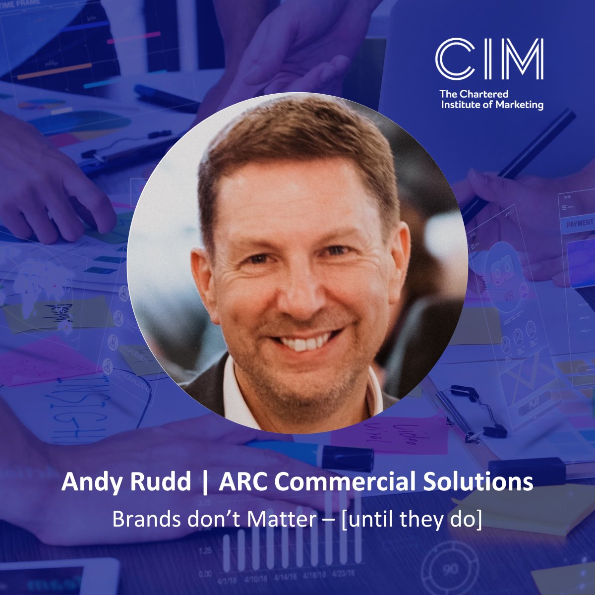 Brands don't matter - [until they do] is the case Andy Rudd of ARC will put forward next Tuesday at our Branding Forum. 
📍Cardiff City Stadium
📅 Tuesday 2nd July
⌚ 9.30am-4.30pm
Handful of tickets remain Get yours at 👉cim.co.uk/event/115849/