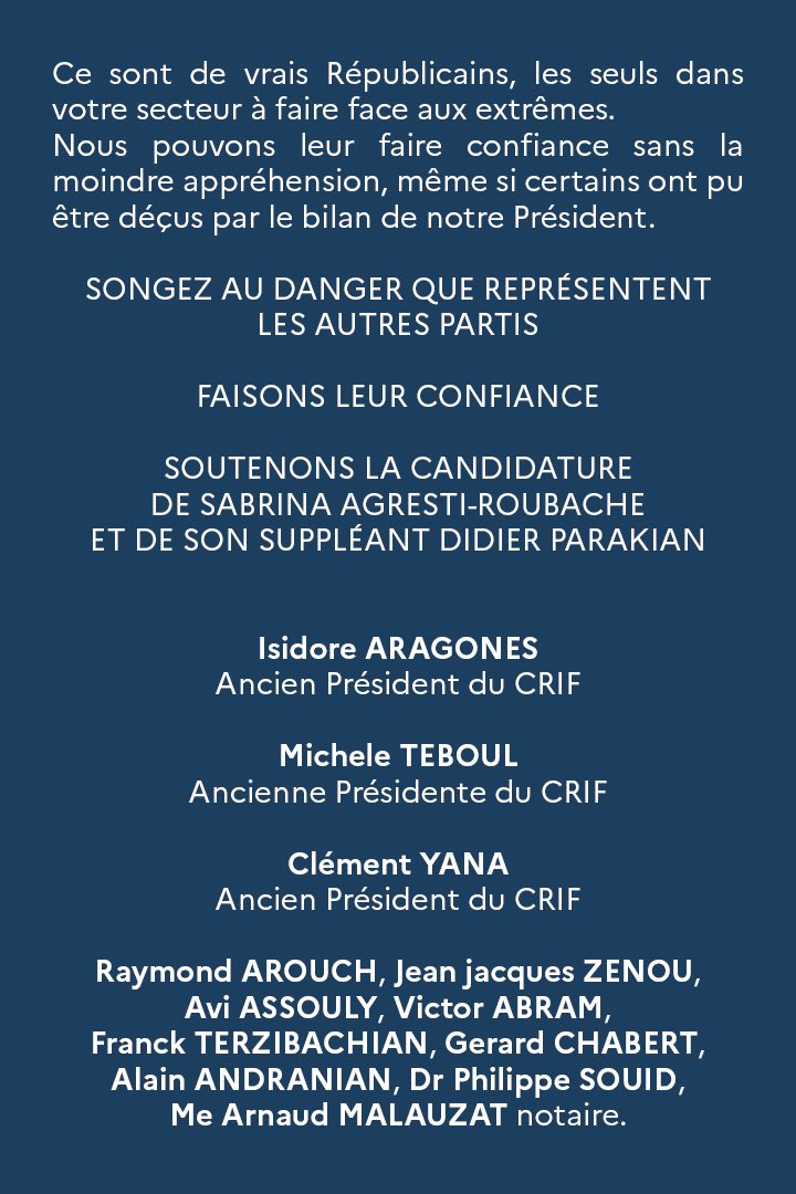 NON l’antisémitisme n’est pas résiduel, vos propos sont dangereux <a href="/JLMelenchon/">Jean-Luc Mélenchon</a>. 

Merci à tous les signataires de cette tribune pour leur soutien. Avec <a href="/DParakian/">Didier Parakian</a> nous nous battrons toujours pour empêcher que ce poison ne se diffuse.