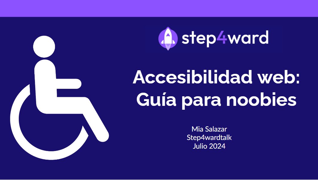 miadeveloper's tweet photo. Si queréis ver la presentación de mi charla de la semana pasada para @Step4ward_ES... ¡aquí la tenéis!
https://t.co/0H7kzuOf75 https://t.co/ZxeBSd97Y0
