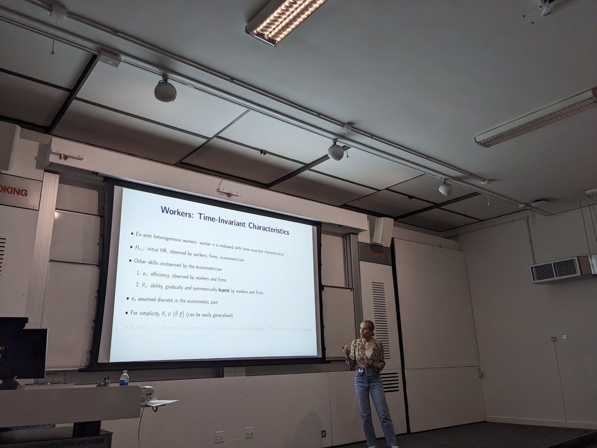 davide_melc's tweet image. We kick off the conference with the first plenary talk by Cristina Gualdani. Exciting work on uncertainty, learning, and human capital. Great to see so many UCL friends! #ucleconalumni