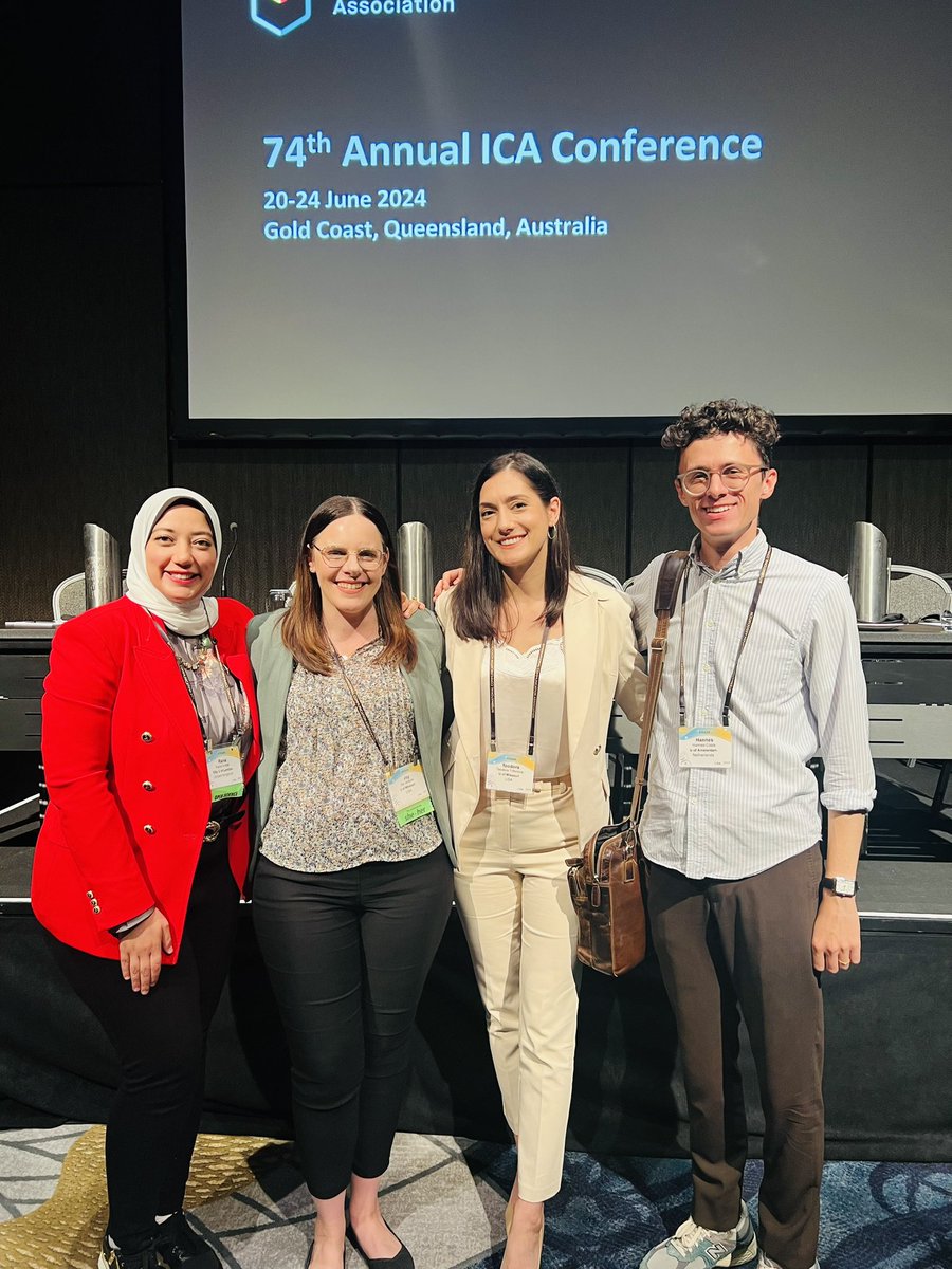 Dr. Rana Arafat (@ranaarafat12) on Twitter photo The highlight of my last day at #ica24 is presenting alongside these incredible scholars on our panel about journalistic roles today: <a href="/joyjenkins/">Joy Jenkins</a> , <a href="/CoolsHannes/">Hannes Cools 🟥 - @hannescools.bsky.social</a> , <a href="/TeodoraTri/">Teodora Trifonova</a> , @annikasehl, and <a href="/kimloehmann/">Kim Löhmann</a> . Such an inspiring session and amazing people! ❤️🐨 The highlight of my last day at #ica24 is presenting alongside these incredible scholars on our panel about journalistic roles today: <a href="/joyjenkins/">Joy Jenkins</a> , <a href="/CoolsHannes/">Hannes Cools 🟥 - @hannescools.bsky.social</a> , <a href="/TeodoraTri/">Teodora Trifonova</a> , @annikasehl, and <a href="/kimloehmann/">Kim Löhmann</a> . Such an inspiring session and amazing people! ❤️🐨