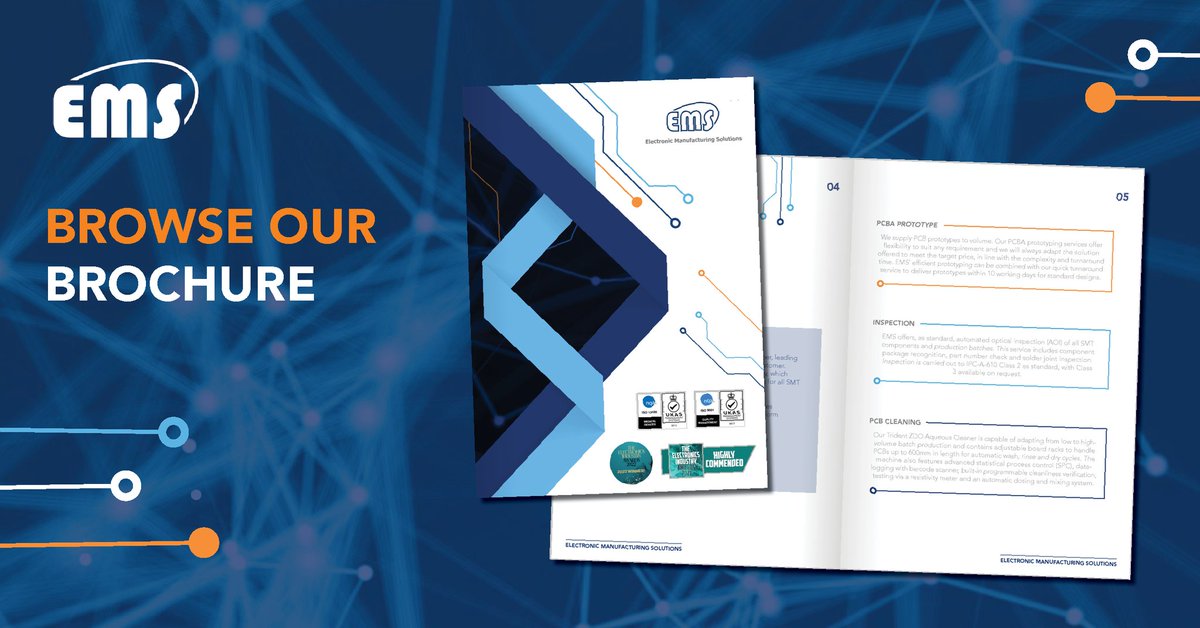 Electronic Manufacturing Solutions Limited (@elecmansol) on Twitter photo Our brochure contains everything you need to know about our company and #ElectronicsManufacturing services all in one place!
So, you know what to do if you'd like our assistance with an upcoming project... π
bit.ly/4e4pJBF Our brochure contains everything you need to know about our company and #ElectronicsManufacturing services all in one place!
So, you know what to do if you'd like our assistance with an upcoming project... π
bit.ly/4e4pJBF