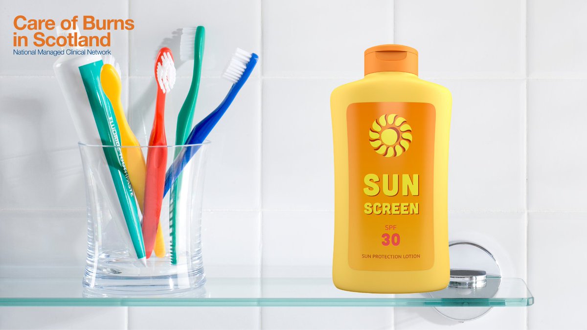 Care of Burns in Scotland (@cobisscot) on Twitter photo ☀️ can damage your skin even when it’s not blazing in the sky. But it’s easy to forget the suncream when the sun is hiding 🌥️.
Follow advice from the Skin Cancer Committee <a href="/CancerCouncilOz/">CancerCouncilOz</a> : put suncream near your toothbrush so you remember to apply first thing in the morning. ☀️ can damage your skin even when it’s not blazing in the sky. But it’s easy to forget the suncream when the sun is hiding 🌥️.
Follow advice from the Skin Cancer Committee <a href="/CancerCouncilOz/">CancerCouncilOz</a> : put suncream near your toothbrush so you remember to apply first thing in the morning.