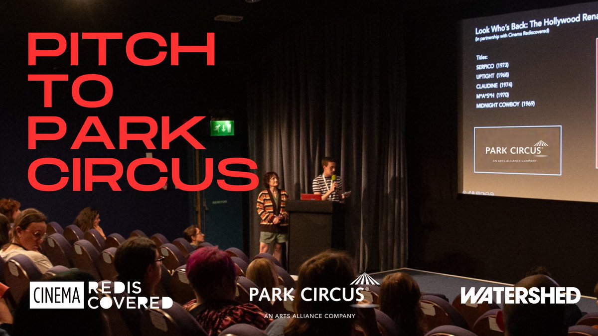 Cinema Rediscovered (@cineredis) on Twitter photo Calling UK based film curators!
Cinema Rediscovered teams up with <a href="/ParkCircusFilms/">Park Circus</a> to invite you to pitch a 4-5 title rep season idea curated from their catalogue.
Submit your proposals by Fri 12 July 2024
Find out more:
wshd.to/pitch2parkcirc… Calling UK based film curators!
Cinema Rediscovered teams up with <a href="/ParkCircusFilms/">Park Circus</a> to invite you to pitch a 4-5 title rep season idea curated from their catalogue.
Submit your proposals by Fri 12 July 2024
Find out more:
wshd.to/pitch2parkcirc…